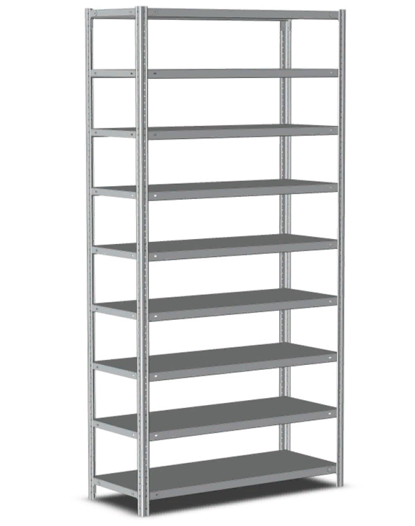 Стеллаж металлический Титан МС-500 1200х1500х300 9 полок