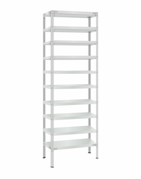 Стеллаж металлический Титан МС-500 2300х700х600 10 полок