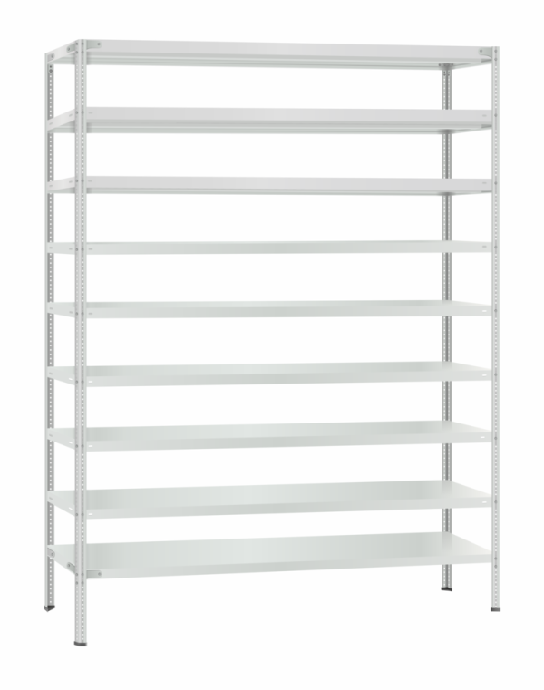 Стеллаж металлический Титан МС-500 2400х1500х400 9 полок